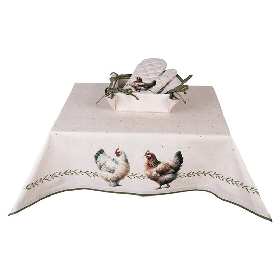 Clayre &amp; Eef   | Ovenwant Beige Bruin 18x30 cm | BYC44