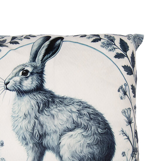 Clayre &amp; Eef   | Kussenhoes Beige Groen 45x45 cm | KT021.439