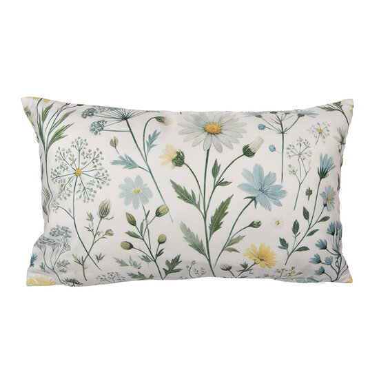 Clayre &amp; Eef   | Kussenhoes Beige Groen 35x50 cm | KT036.058