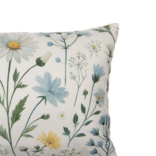 Clayre &amp; Eef   | Kussenhoes Beige Groen 35x50 cm | KT036.058