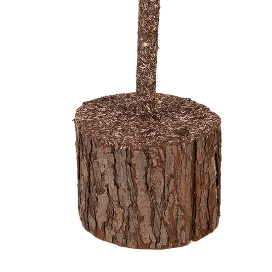 Clayre &amp; Eef   | Kunstkerstboom Groen Wit &oslash; 10x60 cm | 50840