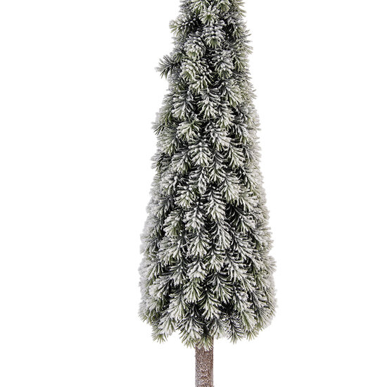 Clayre &amp; Eef   | Kunstkerstboom Groen Bruin &oslash; 18x78 cm | 50849
