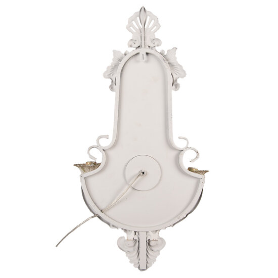 Clayre &amp; Eef   | Wandlamp Beige Groen 40x18x70 cm E14/max 2x25W | 5LMP380