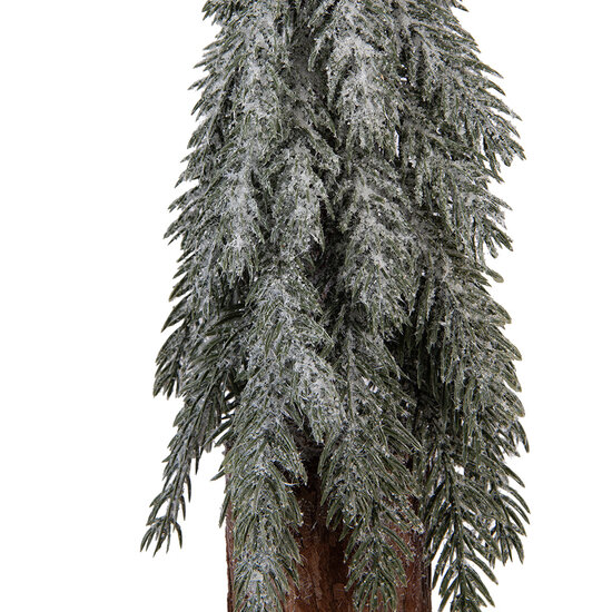 Clayre &amp; Eef   | Kunstkerstboom roen Wit &oslash; 15x44 cm | 66430