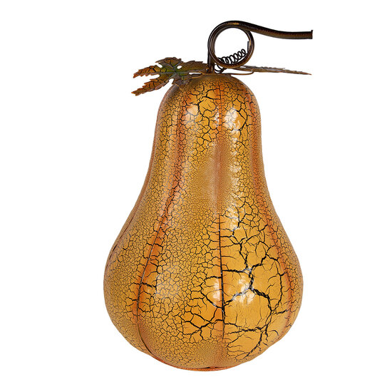 Clayre &amp; Eef   | Decoratie Pompoen Oranje &oslash; 28x47 cm | 6Y5990