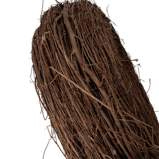 Clayre &amp; Eef   | Decoratie Krans Bruin &oslash; 60x18 cm | 5RO0103L