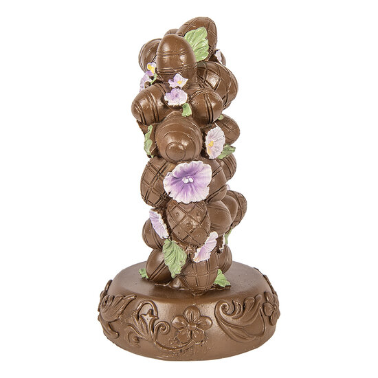 Clayre &amp; Eef   | Decoratie Eieren Bruin Groen 17x11x19 cm | 6PR5958