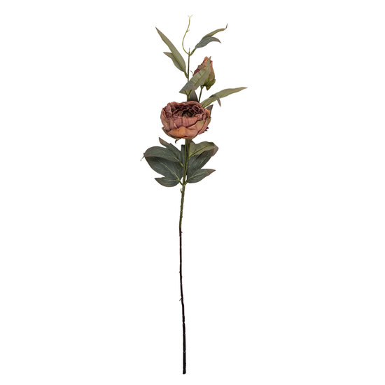 Clayre &amp; Eef   | Decoratie tak met bloemen Roze Groen 14x14x83 cm | 5PL0246P