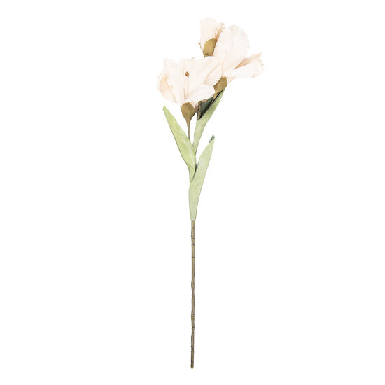 Clayre &amp; Eef   | Decoratie tak met bloemen Beige Groen 10x18x85 cm | 5PL0256BE