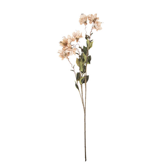 Clayre &amp; Eef   | Decoratie tak met bloemen Beige Groen 14x14x120 cm | 5PL0258BE