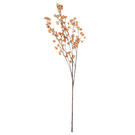 Clayre &amp; Eef   | Decoratie tak met bloemen Oranje Bruin 15x15x135 cm | 5PL0269O