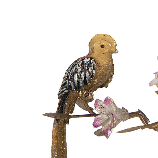 Clayre &amp; Eef   | Kandelaar Konijn Goudkleurig Oranje 26x16x36 cm | 6PR6038