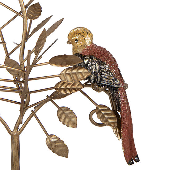 Clayre &amp; Eef   | Kandelaar Konijn Goudkleurig Oranje 26x16x36 cm | 6PR6038