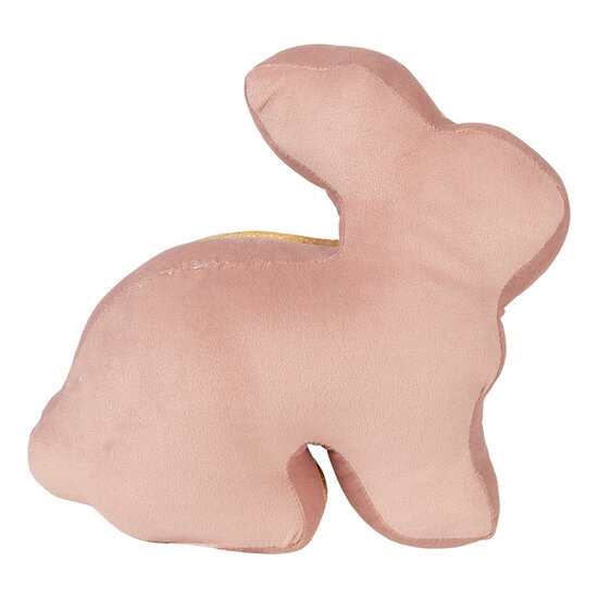 Clayre &amp; Eef   | Deurstopper/Kussen Roze Goudkleurig 29x10x27 cm | TW0629