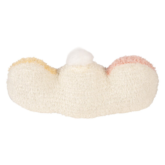 Clayre &amp; Eef   | Kussen Konijn Wit Roze 36x12x20 cm | TW0635