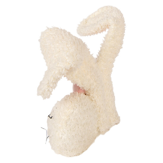 Clayre &amp; Eef   | Kussen Konijn Beige Roze 18x10x35 cm | TW0636