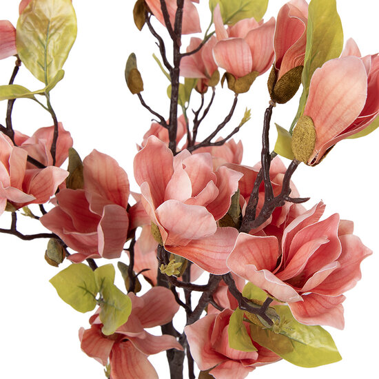 Clayre &amp; Eef   | Decoratie Magnolia boom Oranje Groen 120 cm | 5PL0208O