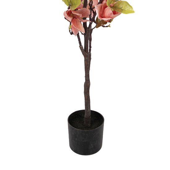 Clayre &amp; Eef   | Decoratie Magnolia boom Oranje Groen 120 cm | 5PL0208O