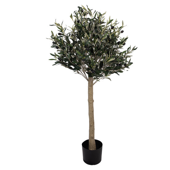Clayre &amp; Eef   | Decoratie Olijfboom Groen Bruin 45x45x120 cm | 5PL0224
