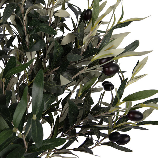 Clayre &amp; Eef   | Decoratie Olijfboom Groen Bruin 45x45x120 cm | 5PL0224