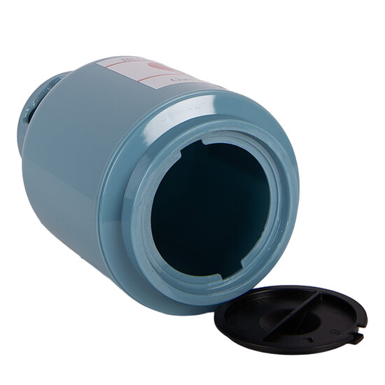 Clayre &amp; Eef   | Spaarpot Blauw Wit &oslash; 10x15 cm | 66507