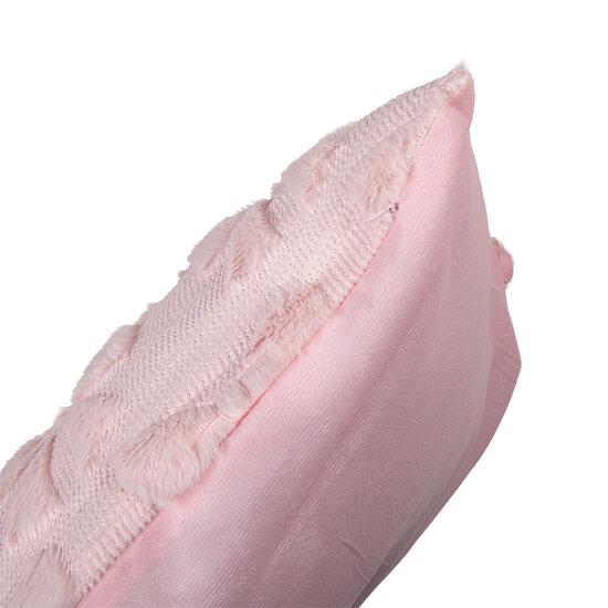 Clayre &amp; Eef   | Kussen gevuld Roze 45x45x4 cm | KG023.129