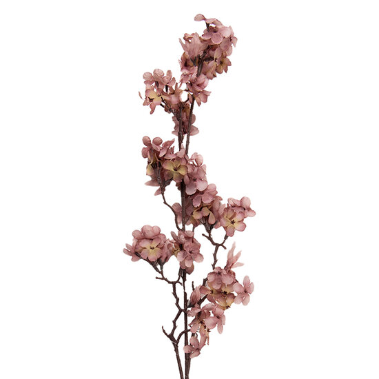 Clayre &amp; Eef   | Decoratie tak met bloemen Roze Bruin 10x7x98 cm | 5PL0271P