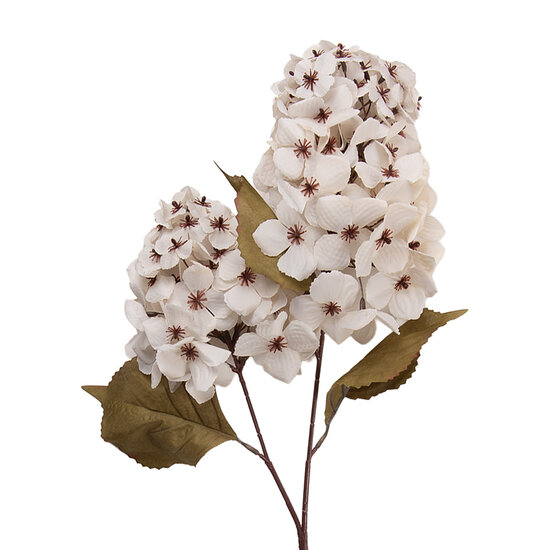 Clayre &amp; Eef   | Decoratie tak met bloemen Wit Groen 12x12x90 cm | 5PL0276W