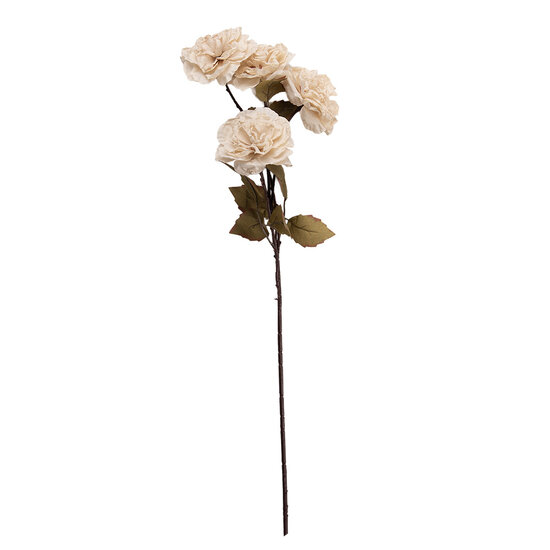 Clayre &amp; Eef   | Decoratie tak met bloemen Beige Groen 8x10x90 cm | 5PL0278W