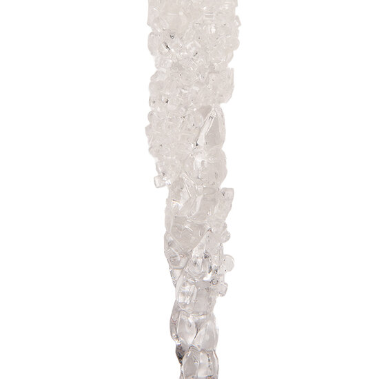 Clayre &amp; Eef   | Decoratie hanger Transparant 3x3x22 cm | 66649