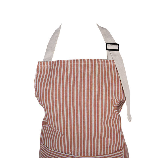 Clayre &amp; Eef   | Keukenschort Rood Wit 69x68 cm | KT041.060