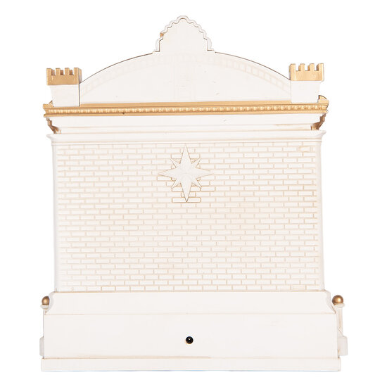 Clayre &amp; Eef   | Muziekdoos met LED Groen Goudkleurig 22x11x23 cm / 3xAA | 6PR6186