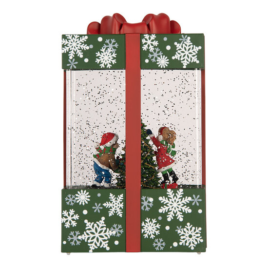 Clayre &amp; Eef   | Muziekdoos met LED Groen Rood 12x7x20 cm / 3xAA | 6PR6200