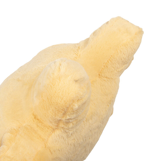 Clayre &amp; Eef   | Kussen gevuld Geel Bruin &oslash; 44x4 cm | KG035.060