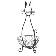 Clayre & Eef | Decoratie schaal Kat Bruin 31x25x55 cm | 6Y3182
