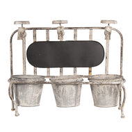 Planthouder 42*15*33 cm Wit | 6Y3567 | Clayre & Eef 1
