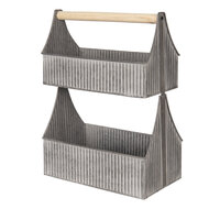 Decoratie kistje 33*17*45 cm Grijs | 6Y3724 | Clayre & Eef 1