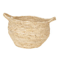 Mand (set van 3) ( set 3 ) ø 30*31 / ø 25*26 / ø 20*20 cm Creme | 6RO0472 | Clayre & Eef 1