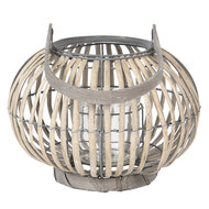 Lantaarn ø 28*20 cm Grijs | 6RO0465M | Clayre & Eef
