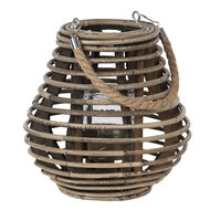 Lantaarn ø 23*23 cm Grijs | 6RO0469S | Clayre & Eef 1