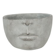 Bloempot 24*23*15 cm Grijs | 6TE0295 | Clayre & Eef