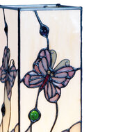 Tafellamp Tiffany 12*12*35 cm E14/max 1*25W Meerkleurig | 5LL-9301 | Clayre &amp; Eef 1