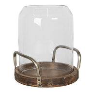 Windlicht ø 22*27 cm Transparant | 6GL2811 | Clayre & Eef 1