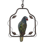 Plafondlamp Tiffany 40*26*86 cm E14/max 1*25W Meerkleurig | 5LL-6059 | Clayre & Eef-1