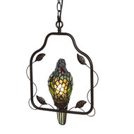 Plafondlamp Tiffany 40*26*86 cm E14/max 1*25W Meerkleurig | 5LL-6059 | Clayre & Eef-2