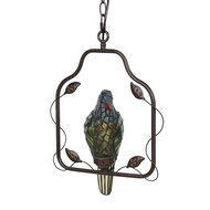 Plafondlamp Tiffany 40*26*86 cm E14/max 1*25W Meerkleurig | 5LL-6059 | Clayre & Eef-2