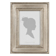 Fotolijst 14*2*19 cm / 10*15 cm Zilverkleurig | 2F0755 | Clayre & Eef