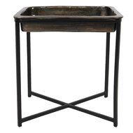 Bijzettafel 38*29*42 cm Zwart | 50420S | Clayre & Eef