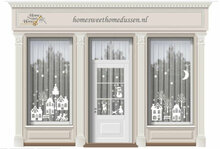 Voordeelset 59 delig raamsticker herbruikbaar kerst wintertafereel | Rosami Decoratiestickers 3