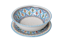 Turquoise blue fine fruittest 20 cm | FT.BC.20 | Dishes & Deco